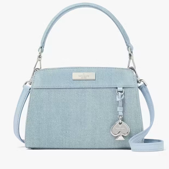 kate spade Handbags - Kate Spade NWT Madison Studded Denim Small Top Handle Satchel